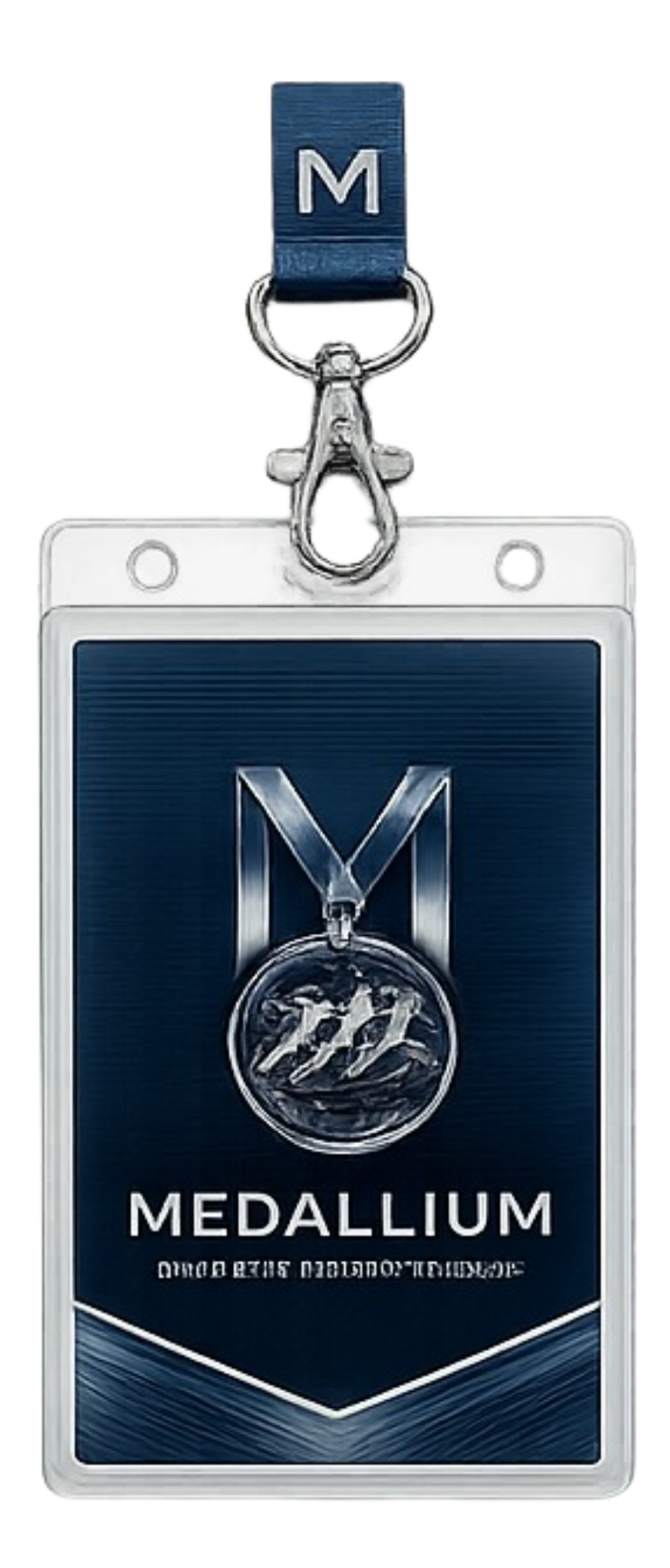 Portagafete personalizado Medallium vista frontal