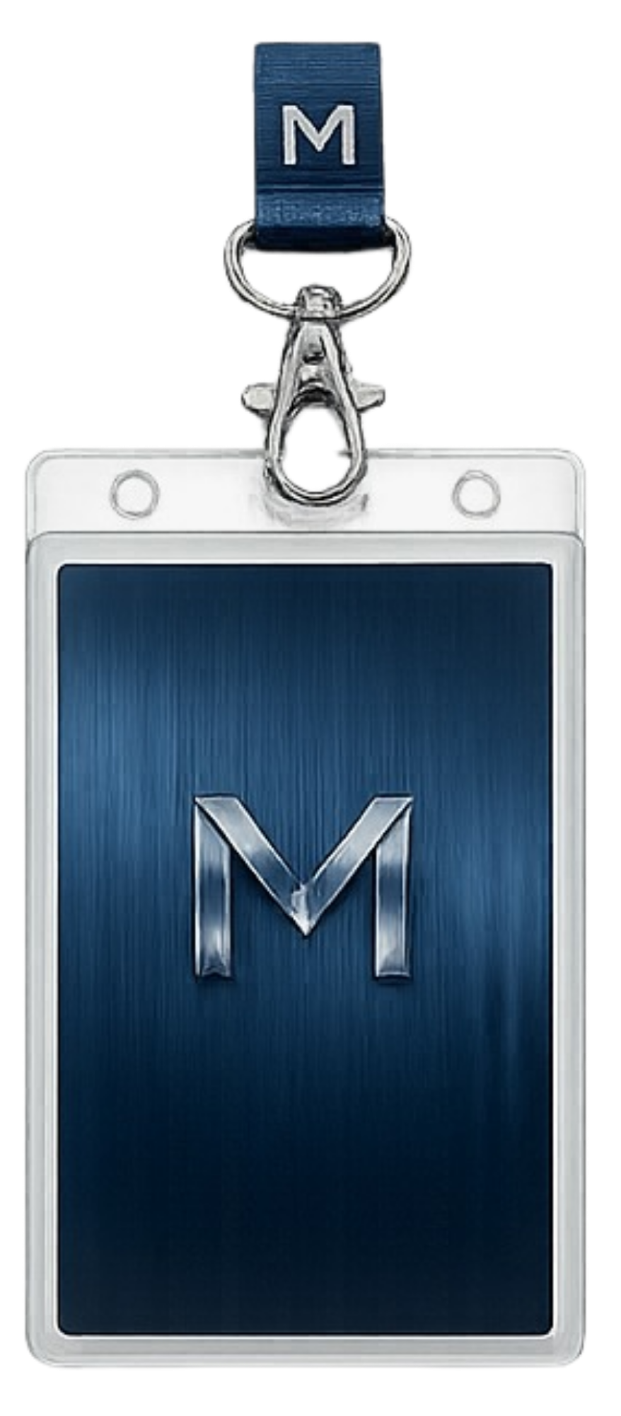 Portagafete personalizado Medallium vista posterior