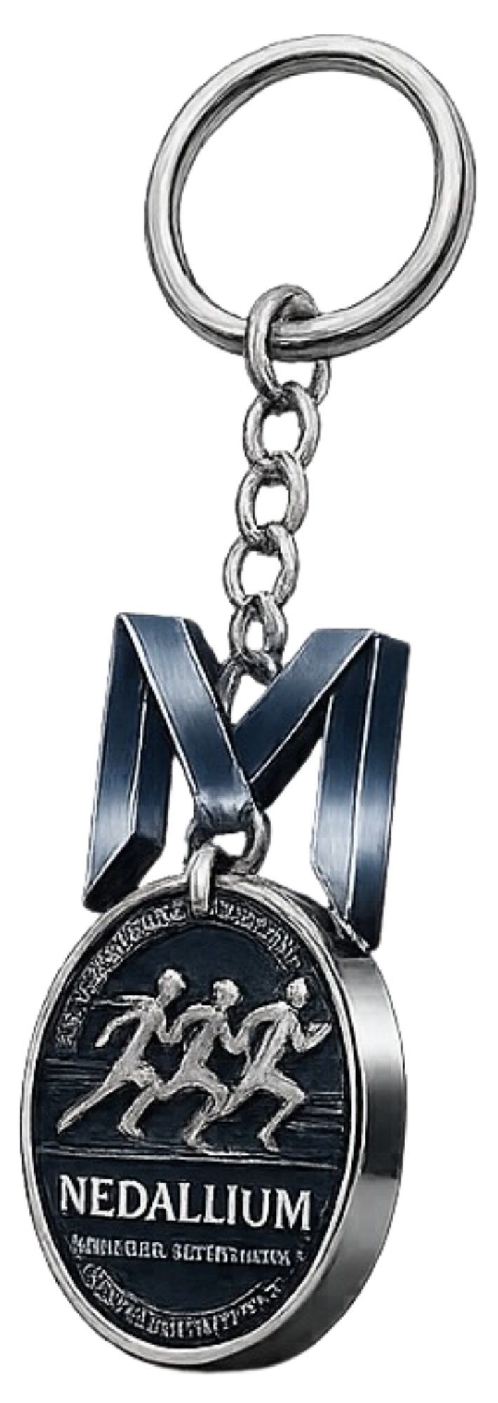 Llavero personalizado Medallium vista angular